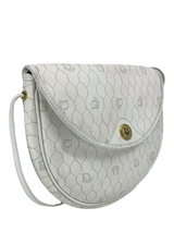 Dior Honeycomb Coated Canvas Monogram Shoulder Bag