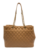 Chanel Calfskin Quilted Large CC Shopping Tote