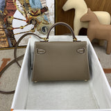 Hermès Kelly Etoupe Epsom Gold Hardware size