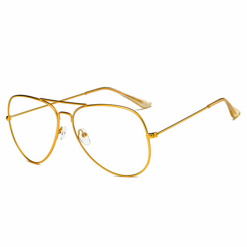 ENID Trendy Aviator Clear Glasses Lens Sun Glasses