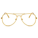 ENID Trendy Aviator Clear Glasses Lens Sun Glasses