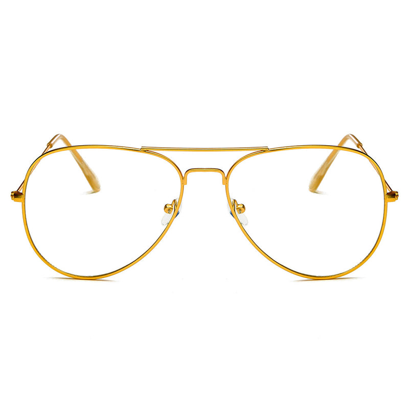 ENID Trendy Aviator Clear Glasses Lens Sun Glasses