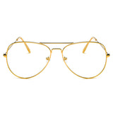 ENID Trendy Aviator Clear Glasses Lens Sun Glasses