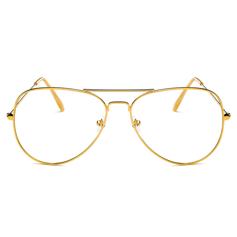 ENID Trendy Aviator Clear Glasses Lens Sun Glasses