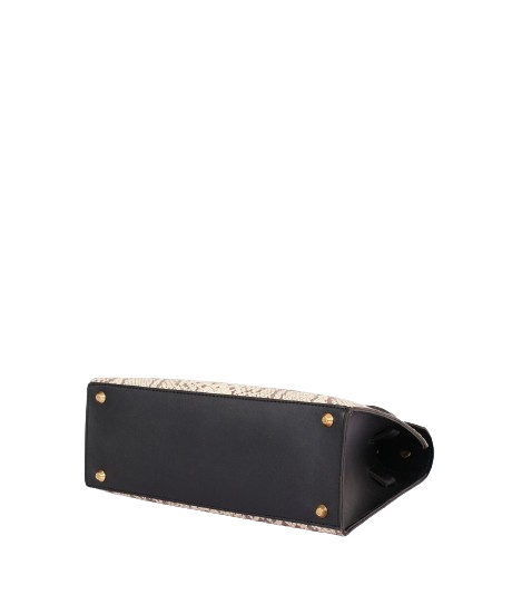 Cross-Body Crocodile Bag With Top-Handle