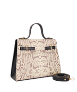 Cross-Body Crocodile Bag With Top-Handle