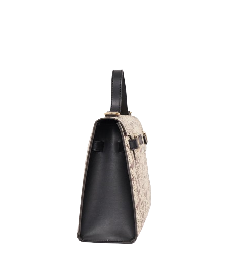 Cross-Body Crocodile Bag With Top-Handle