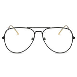 ENID Trendy Aviator Clear Glasses Lens Sun Glasses