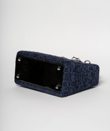 Christian Dior Blue Tweed and Patent Lady Dior Bag - Cap N Wrap