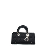 Christian Dior Black Cannage Top Handle Bag GHW  AGL1036 - Cap N Wrap