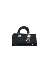 Christian Dior Black Cannage Top Handle Bag GHW  AGL1036 - Cap N Wrap