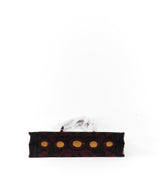 Christian Dior book tote Yellow circle and Burgundy print - Cap N Wrap