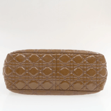 CHRISTIAN DIOR Canage Shoulder Bag Patent Leather Brown Auth rd1612 - Cap N Wrap