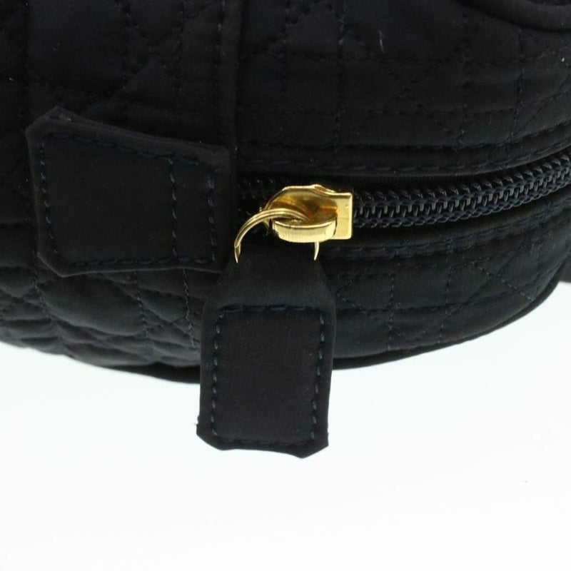 CHRISTIAN DIOR Cannage Hand Bag Black Nylon - Cap N Wrap