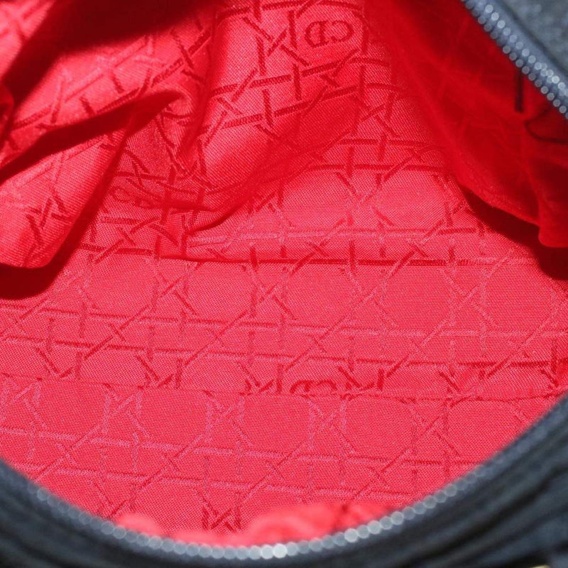 CHRISTIAN DIOR Cannage Hand Bag Black Nylon - Cap N Wrap