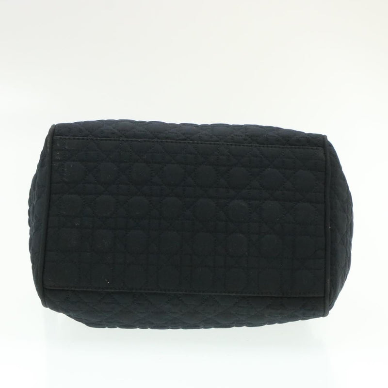 CHRISTIAN DIOR Cannage Hand Bag Black Nylon - Cap N Wrap