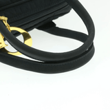CHRISTIAN DIOR Cannage Hand Bag Black Nylon - Cap N Wrap