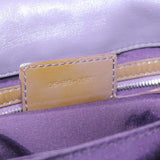 CHRISTIAN DIOR Canage Shoulder Bag Patent Leather Brown Auth rd1612 - Cap N Wrap