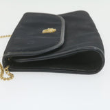 CHRISTIAN DIOR Chain Shoulder Bag Black Canvas Auth 21499 MW2753 - Cap N Wrap