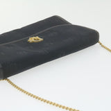 CHRISTIAN DIOR Chain Shoulder Bag Black Canvas Auth 21499 MW2753 - Cap N Wrap