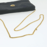 CHRISTIAN DIOR Chain Shoulder Bag Black Canvas Auth 21499 MW2753 - Cap N Wrap