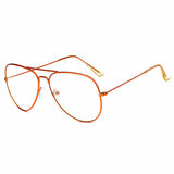 ENID Trendy Aviator Clear Glasses Lens Sun Glasses
