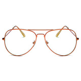 ENID Trendy Aviator Clear Glasses Lens Sun Glasses