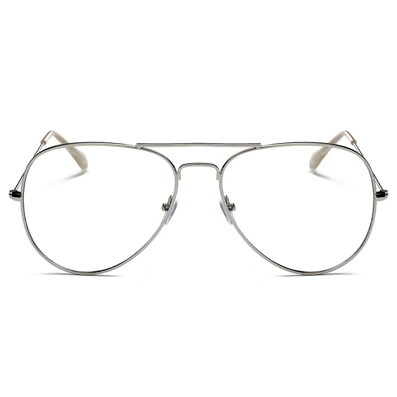 ENID Trendy Aviator Clear Glasses Lens Sun Glasses