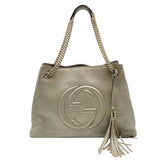 Gucci Bag Soho Medium Metallic Light Gold Tote