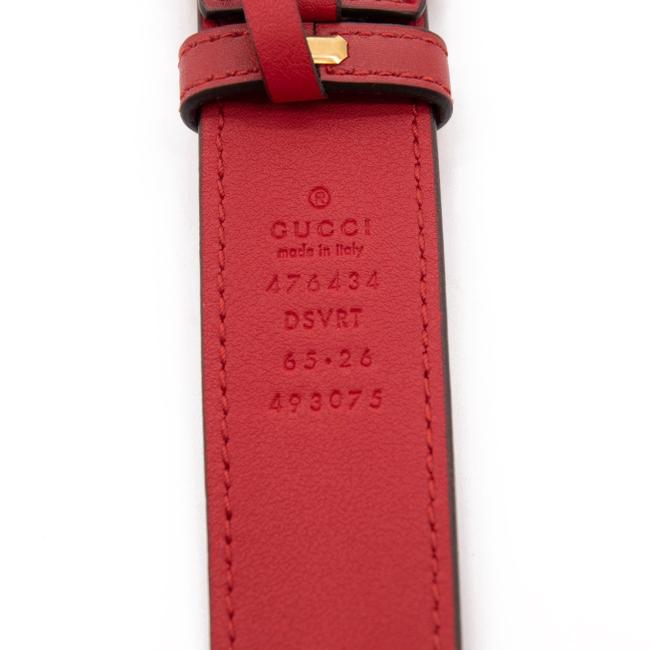Gucci Belt Marmont 65 Gg Small Matelasse Red Leather Messenger Bag
