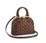 Louis Vuitton Alma Bb Brown Damier Ébène Canvas Cross Body Bag