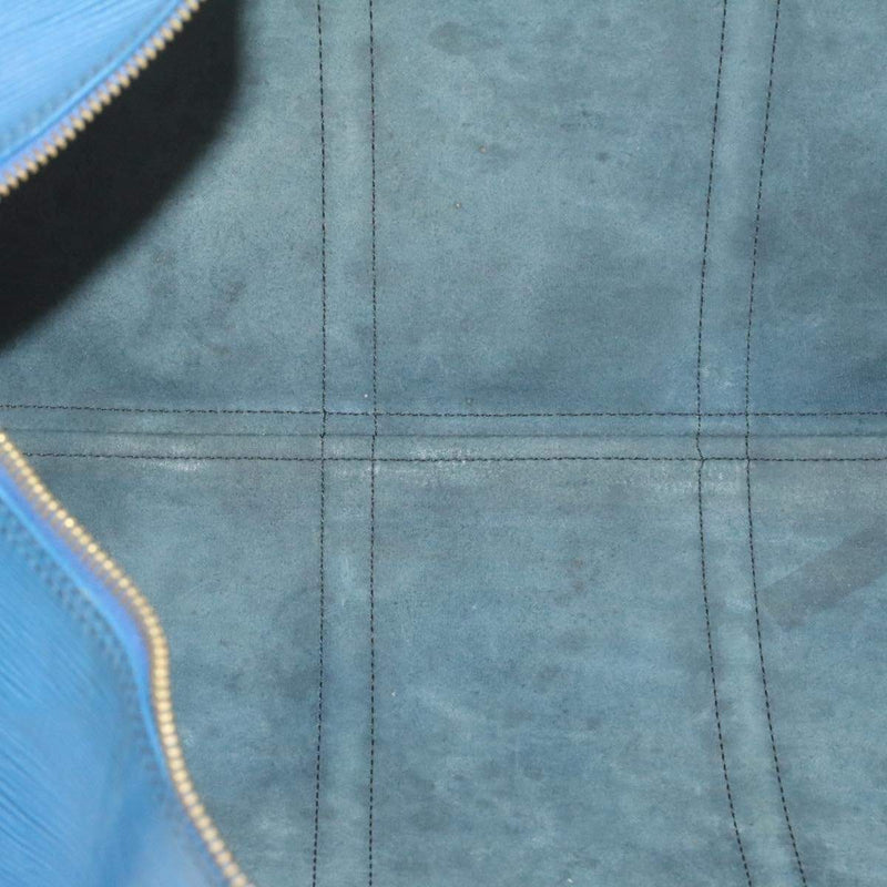 LOUIS VUITTON Epi Keepall 55 Boston Bag Blue VI1920 - Cap N Wrap