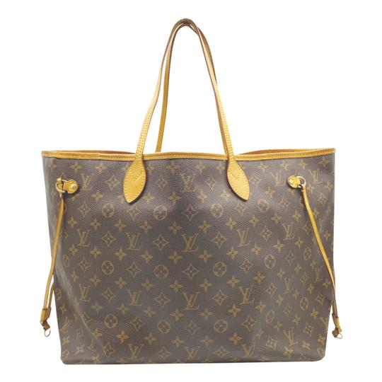 Louis Vuitton Neverfull Neo Gm Pivoine with Pouch Brown Monogram Canvas Tote