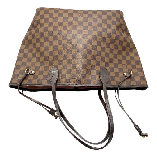 Louis vuitton Neverfull Neo Mm Rose Ballerine Brown Damier Ébène Canvas Tote
