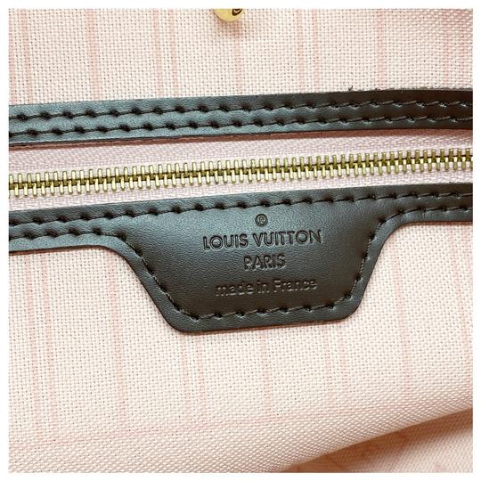 Louis vuitton Neverfull Neo Mm Rose Ballerine Brown Damier Ébène Canvas Tote