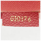 Louis Vuitton Pallas Clutch Cerise Red Monogram Canvas Cross Body Bag