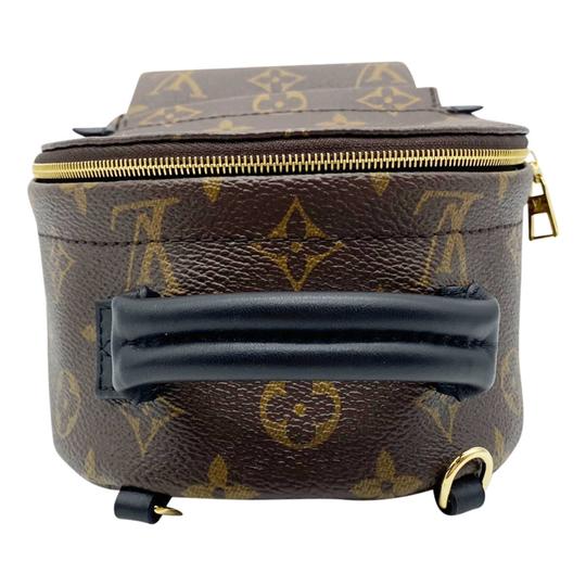 Louis Vuitton Palm Springs Monogram Mini 2020 Brown Coated Canvas Backpack