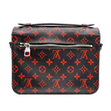 Louis Vuitton Pochette Metis Black Monogram Infrarouge Canvas Shoulder Bag