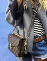 Louis Vuitton Pochette Metis Brown Monogram Canvas Shoulder Bag