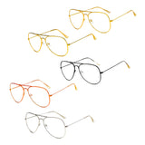 ENID Trendy Aviator Clear Glasses Lens Sun Glasses