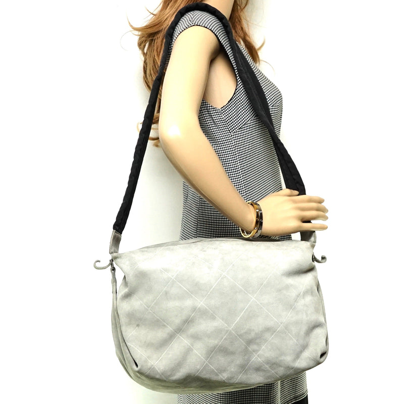 Chanel Cc Matelasse Canvas Shoulder