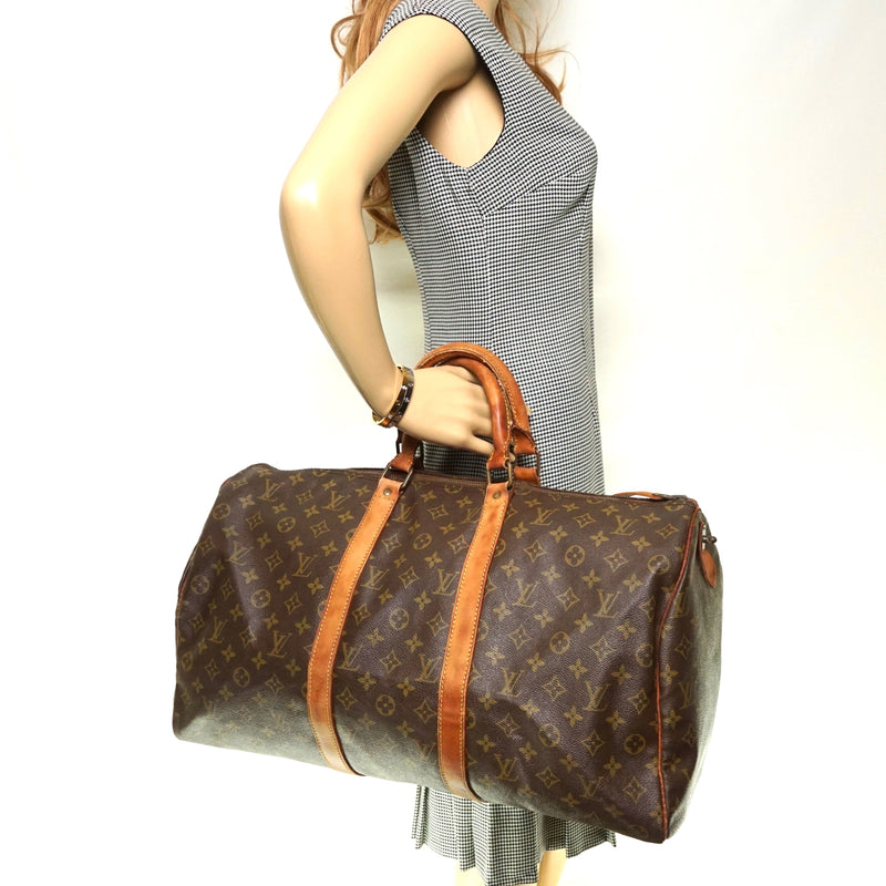 Louis Vuitton Keepall 55 Travel Bag