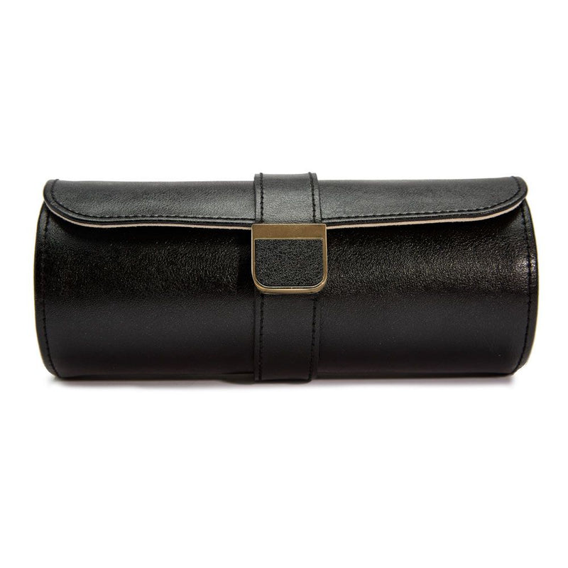 Wolf Palermo Double Watch Roll with Jewelry Pouch