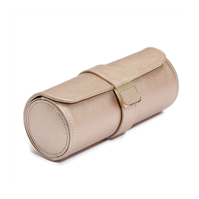 Wolf Palermo Double Watch Roll with Jewelry Pouch