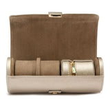 Wolf Palermo Double Watch Roll with Jewelry Pouch