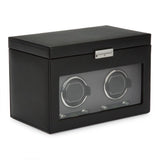 Wolf Classic Double Watch Winder with Storage