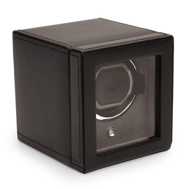Wolf Cub Single Watch Winder with Cover