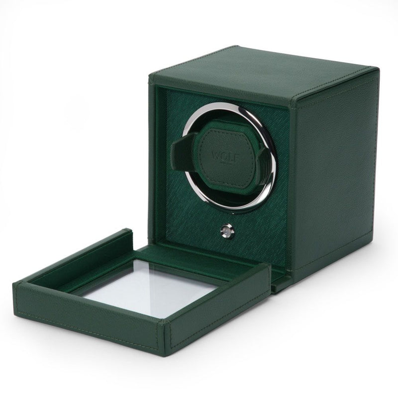 Wolf Cub Single Watch Winder with Cover
