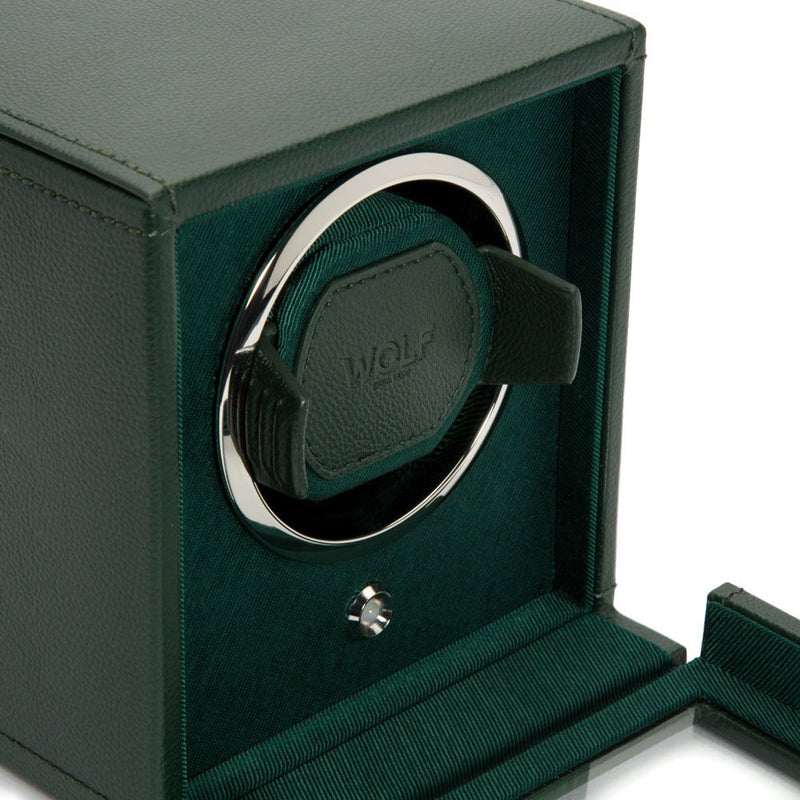 Wolf Cub Single Watch Winder with Cover