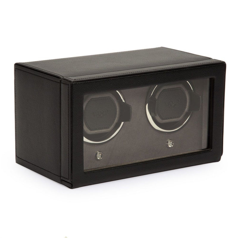 Wolf Cub Double Watch Winder with Cover